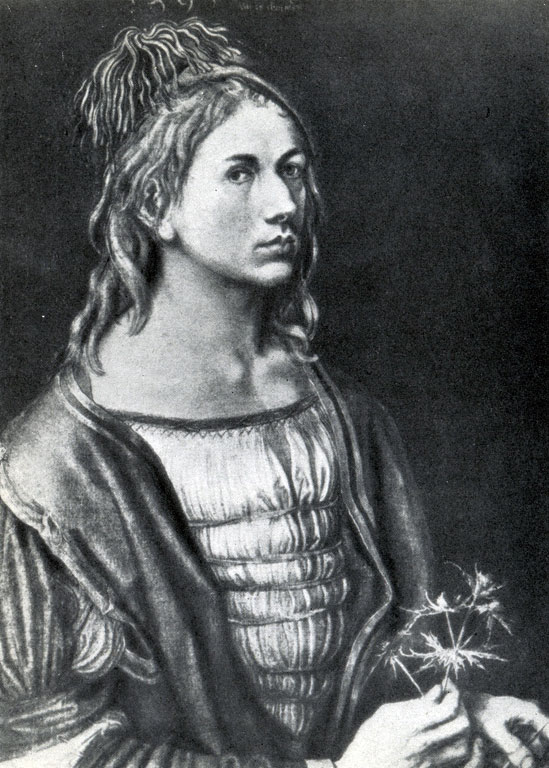 А. Дюрер. Автопортрет.  1493 г.