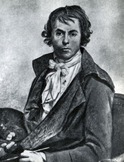 Ж.-Л.  Давид.  Автопортрет.  1794  г.