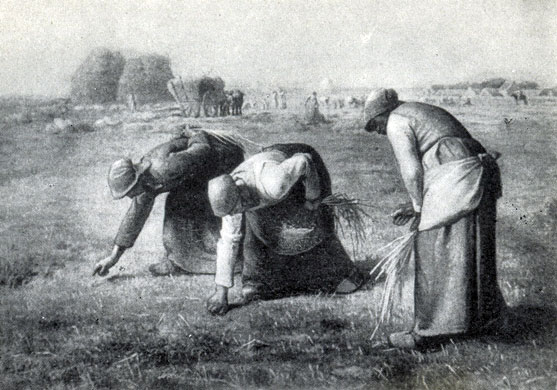 Ф.  Милле.  Собирательницы  колосьев. 1857  г.