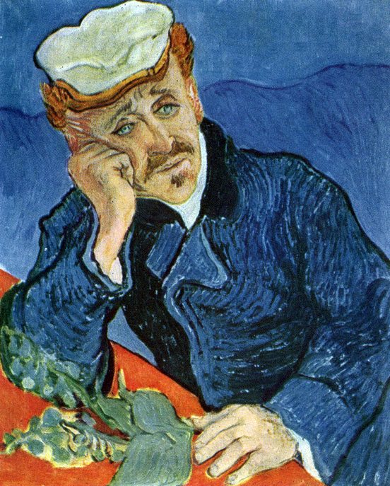 Ван  Гог.  Портрет доктора  Гаше.  1890 г.
