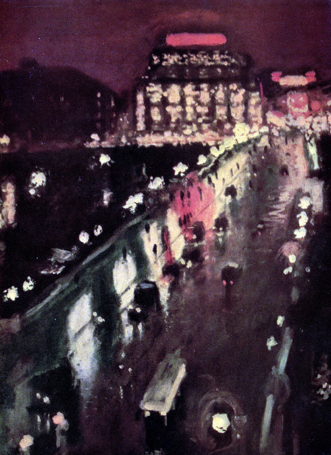 А. Марке. Ночной  Париж.  1935 г.