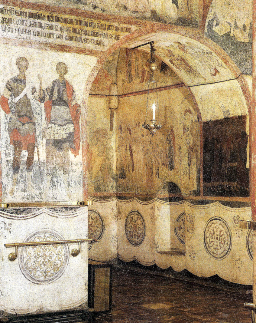 Благовещенский собор. Интерьер. Юго-западная часть. Cathedral of the Annunciation. Interior of the south-western part