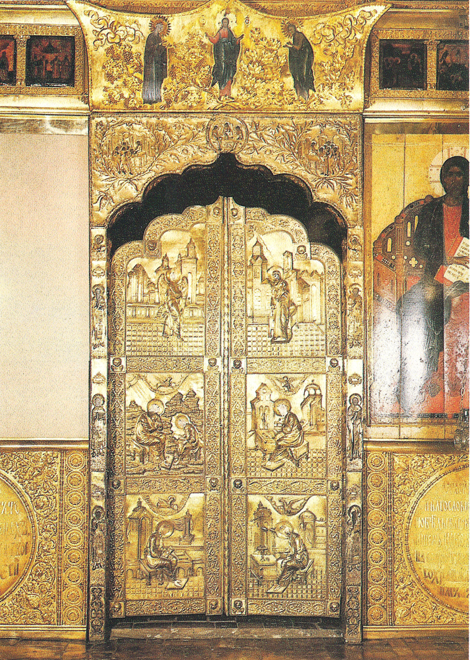 Царские врата. XIX в. Общий вид. The Holy Doors. 19th century. General view