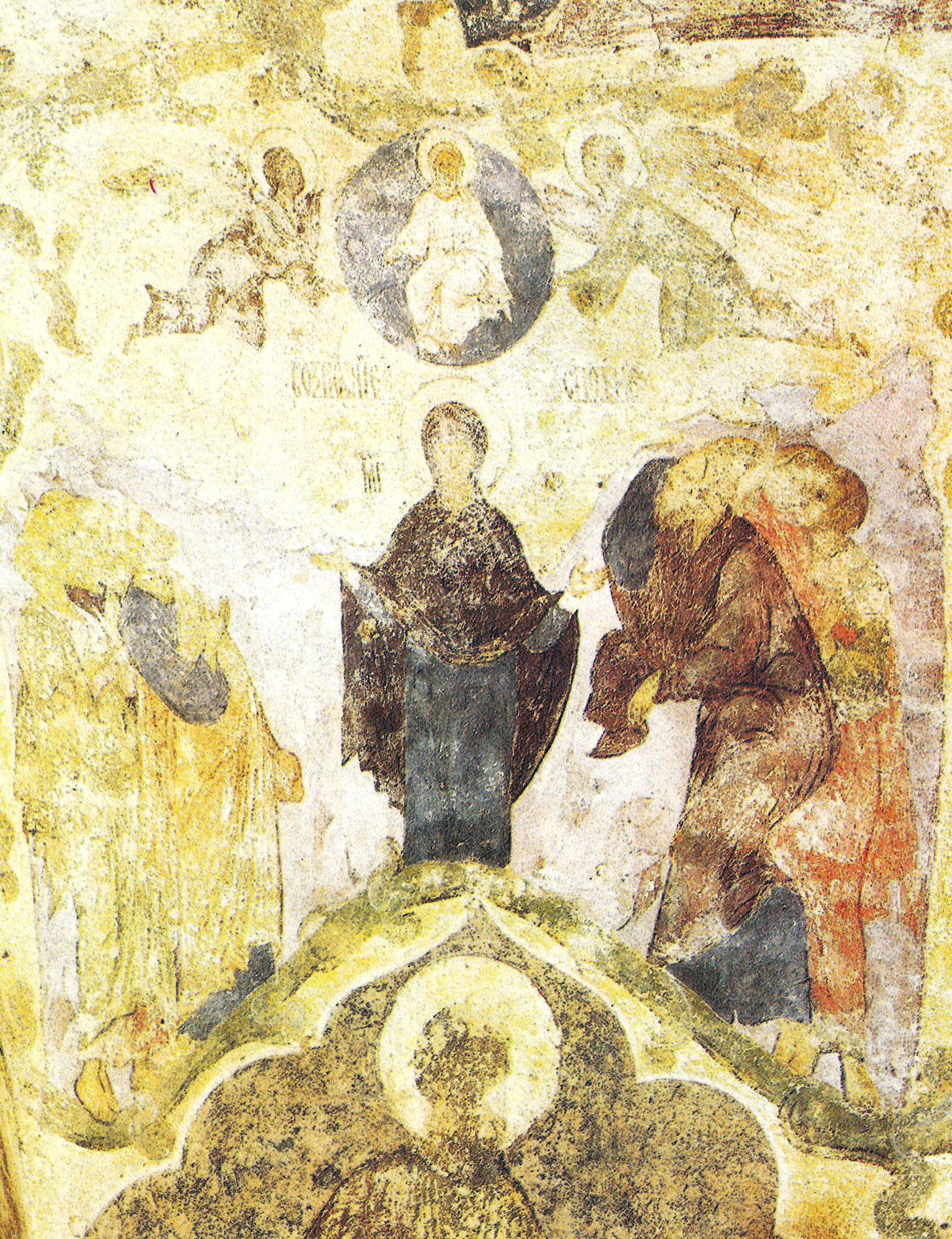 'Вергилий'. Роспись западной галереи. XVI в. Virgil. Fresco in the western gallery. 16th century