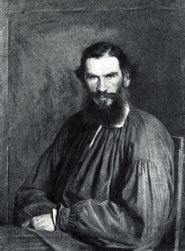 И. Н. Крамской. Портрет Л. Н. Толстого
