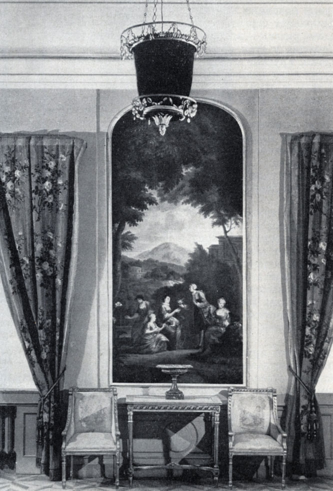 Комната Сандерса. Настенное панно. 1747 г. 