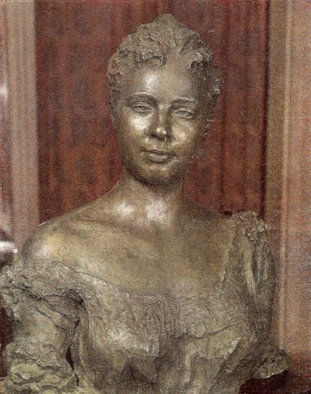 И. Е. Репин. Скульптурный портрет Н. Б. Нордман. 1902 г.